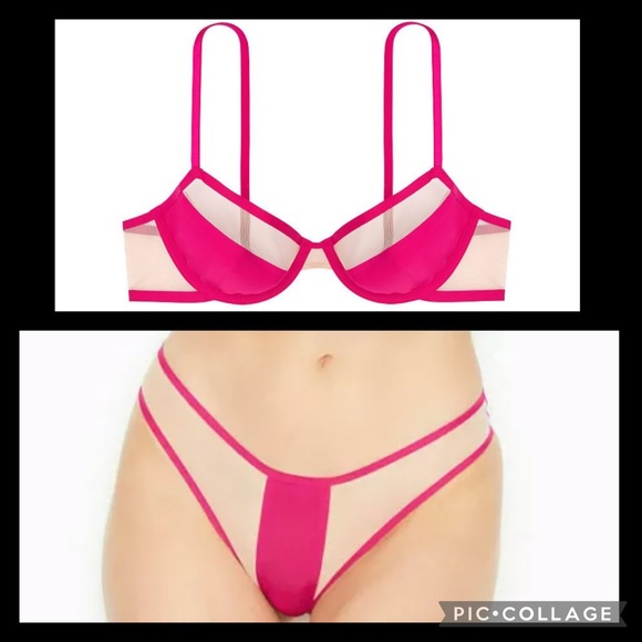 Victoria's Secret Other - 👙Victoria’s Secret Unlined Mesh Bra and Thong👙